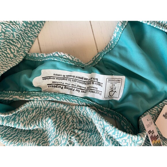 Time and Tru Bikini Bottoms Womens Plus 2x Blue Ruched Swim Bikini Bottom 2x A1 - Picture 5 of 8